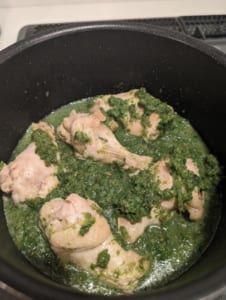 ペーストを加える